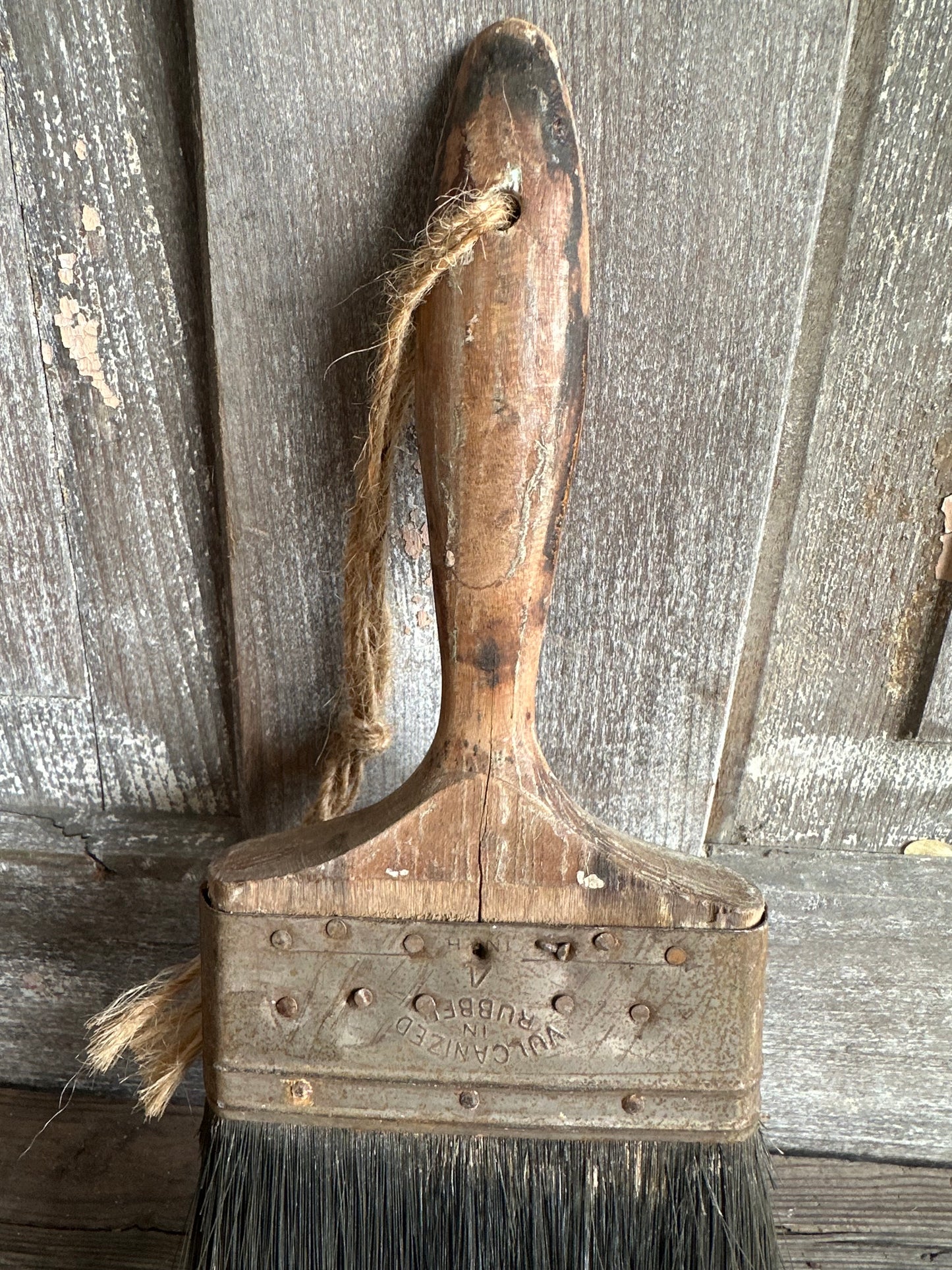 Paint Brush Weathered Wood Handle
