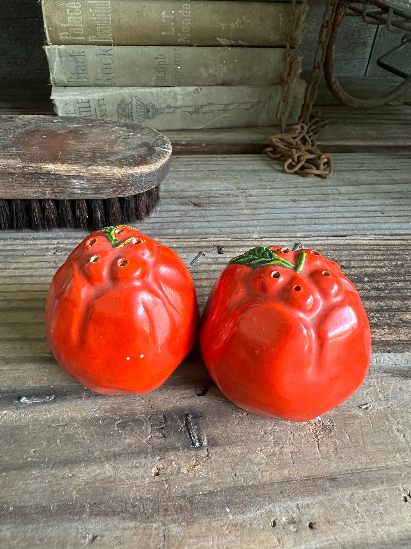 Tomato Set Of Two Salt & Pepper Shakers