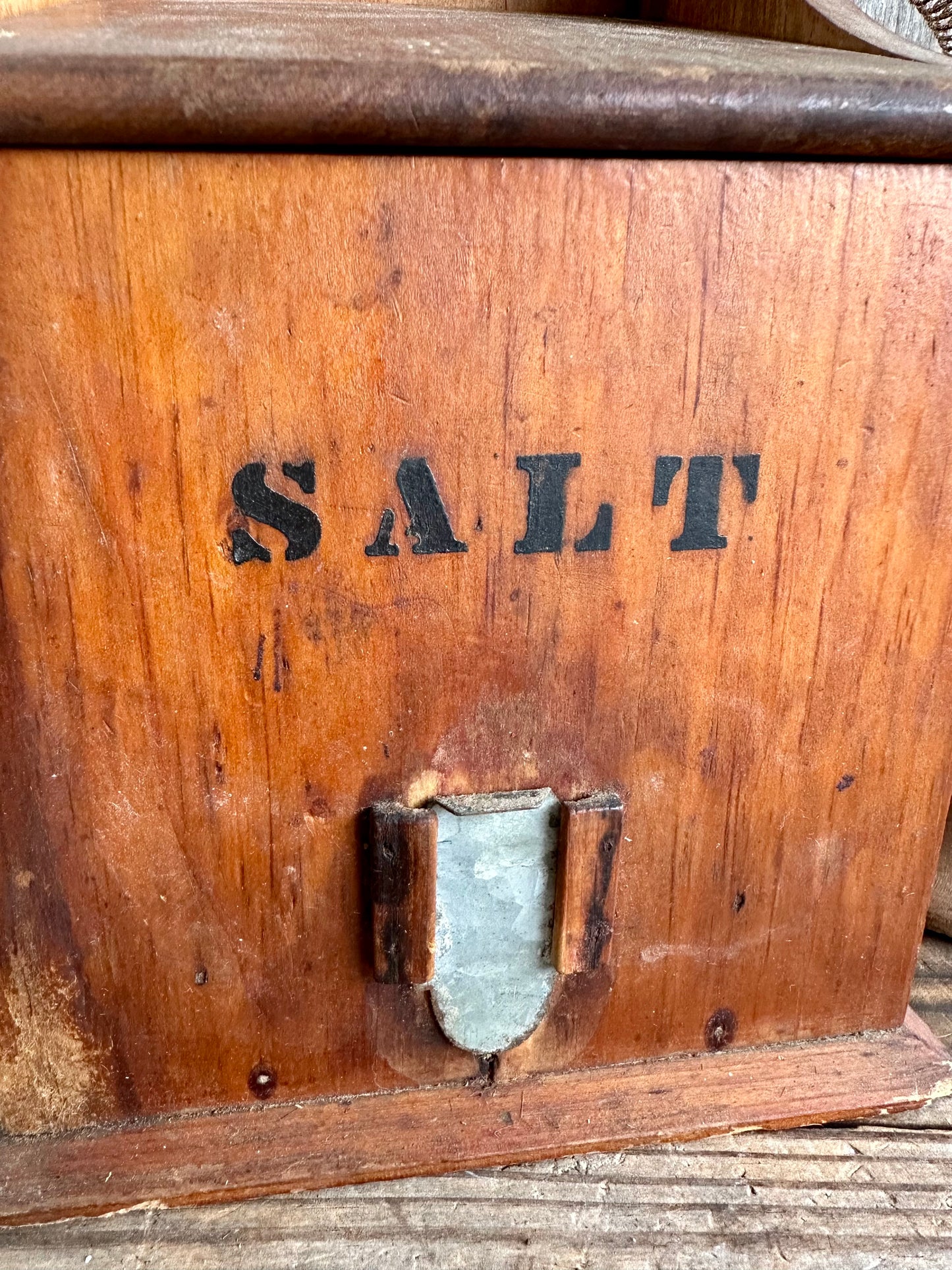 Wood Salt Box