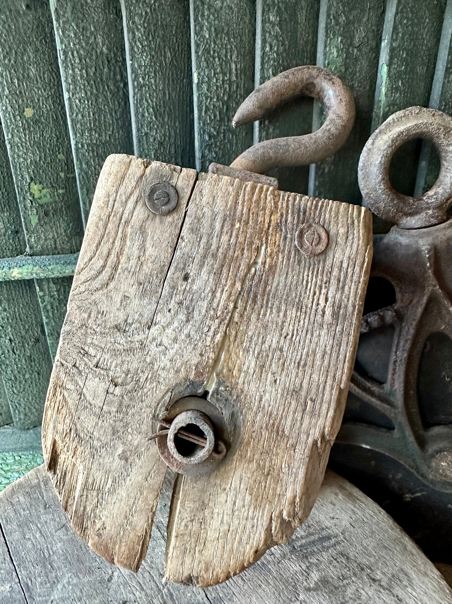 Wood Pulley Frame (no pulley sheave)