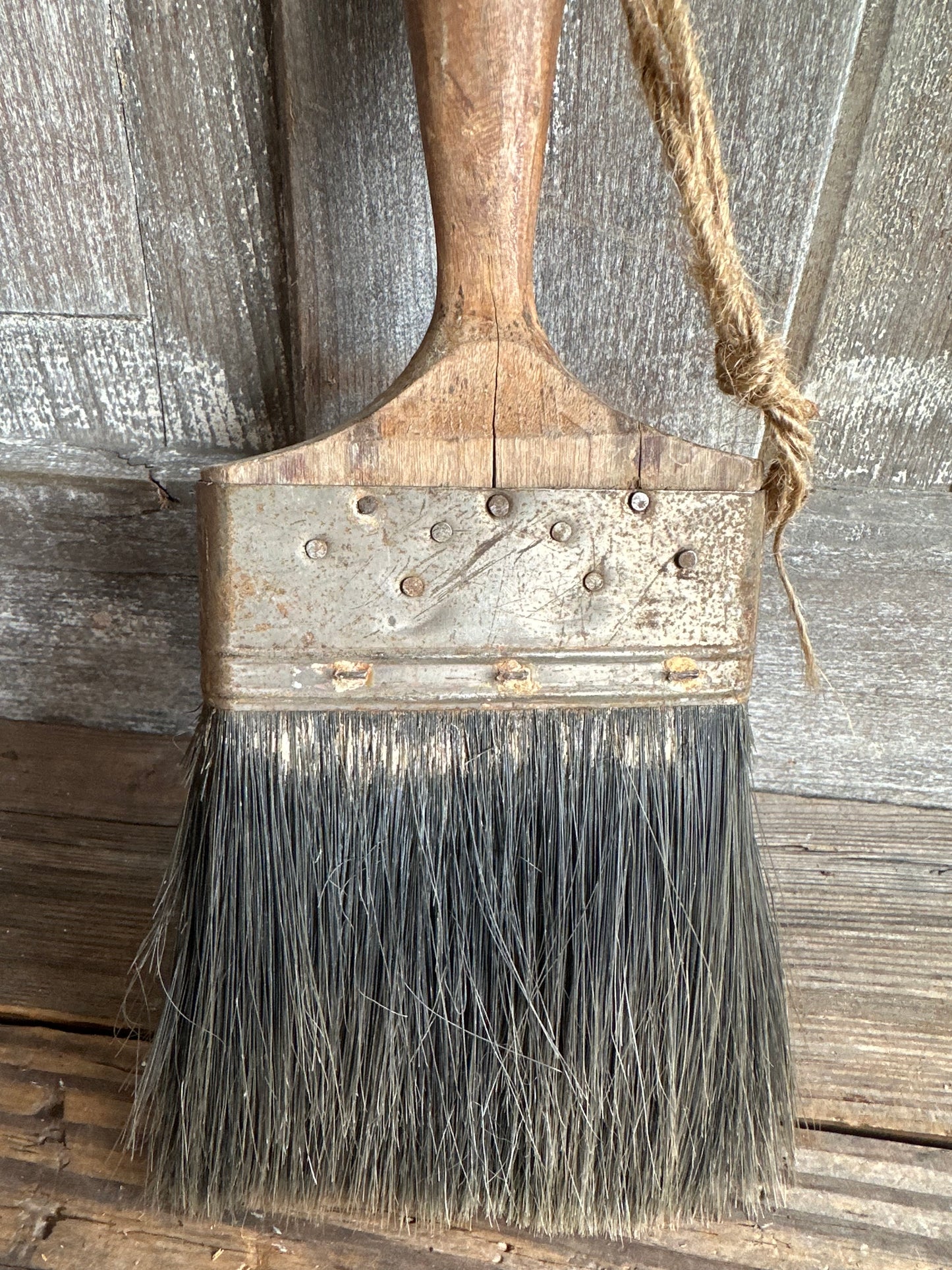 Paint Brush Weathered Wood Handle