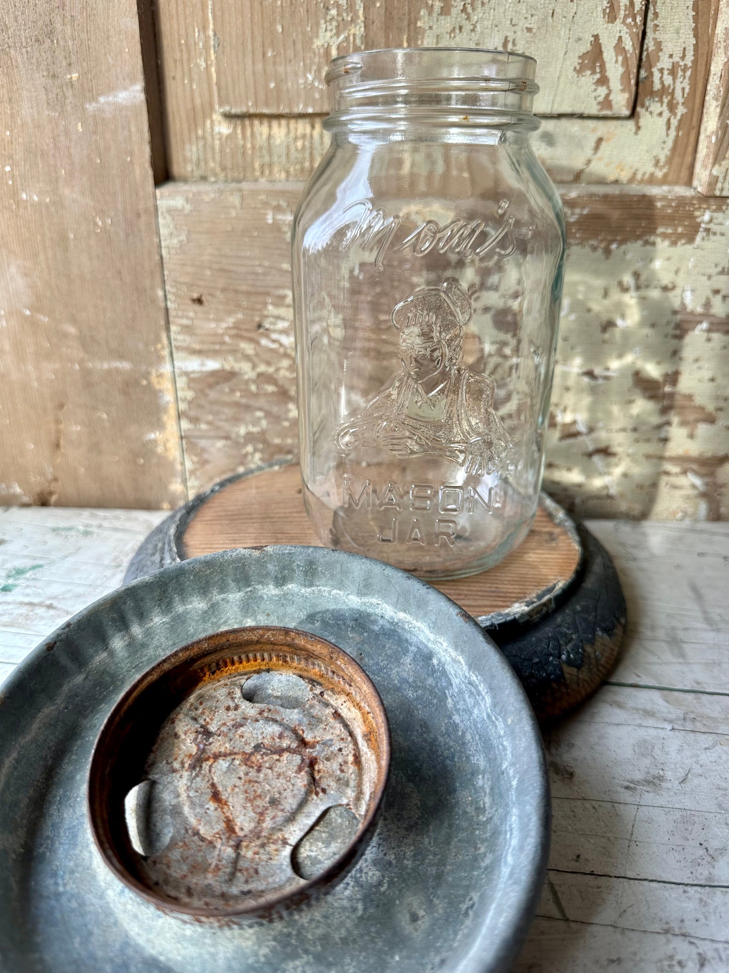 Mom's Mason Jar Chicken Water/Feeder