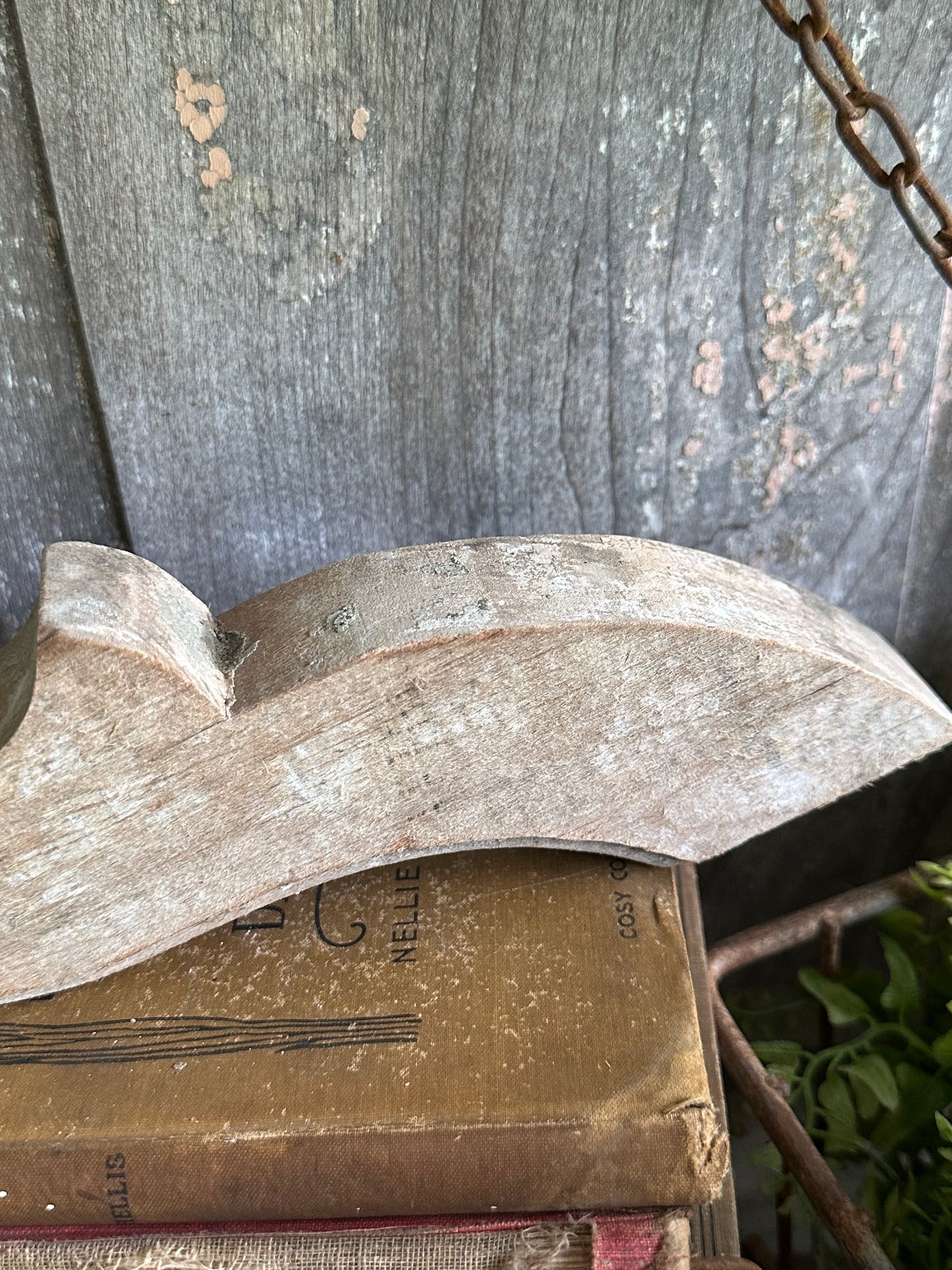 Weathered Paint Wood Salvage Piece