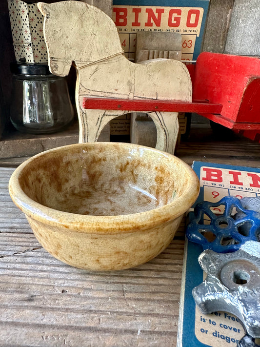 Yelloware Spongeware Bowl