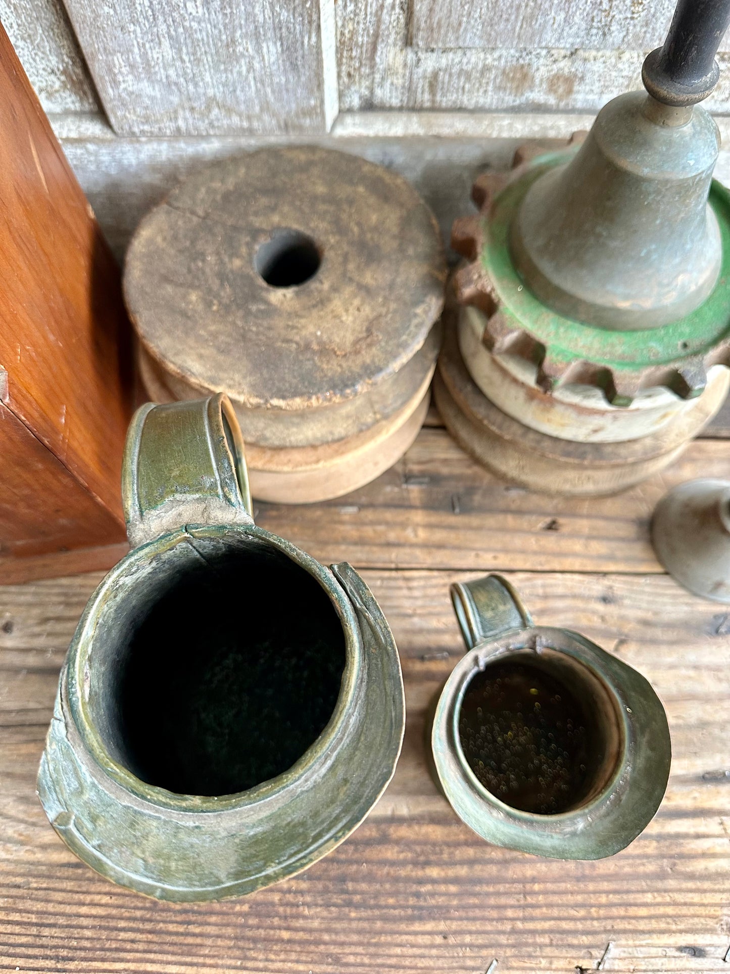 Copper Pitchers Set Of Two