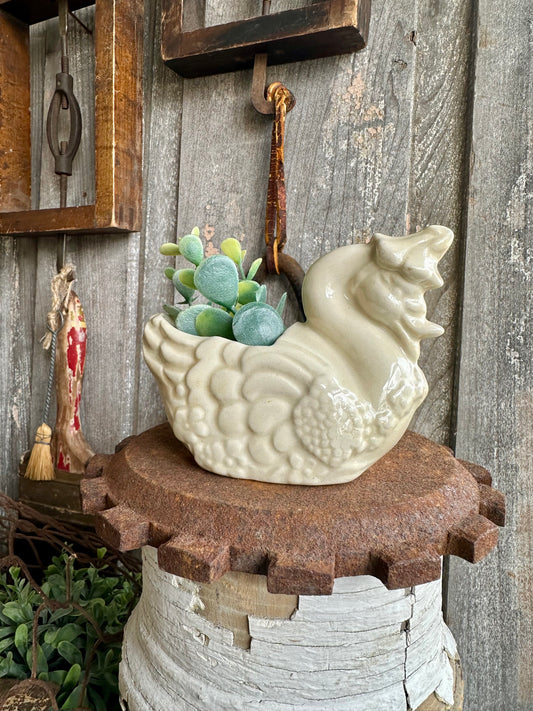 Planter Mother Goose/Swan