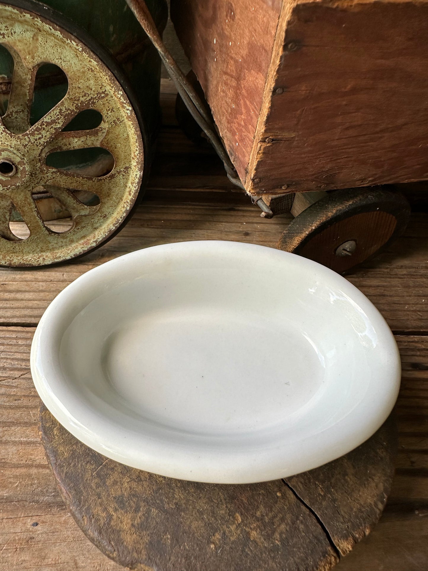 Ironstone Soap Dish