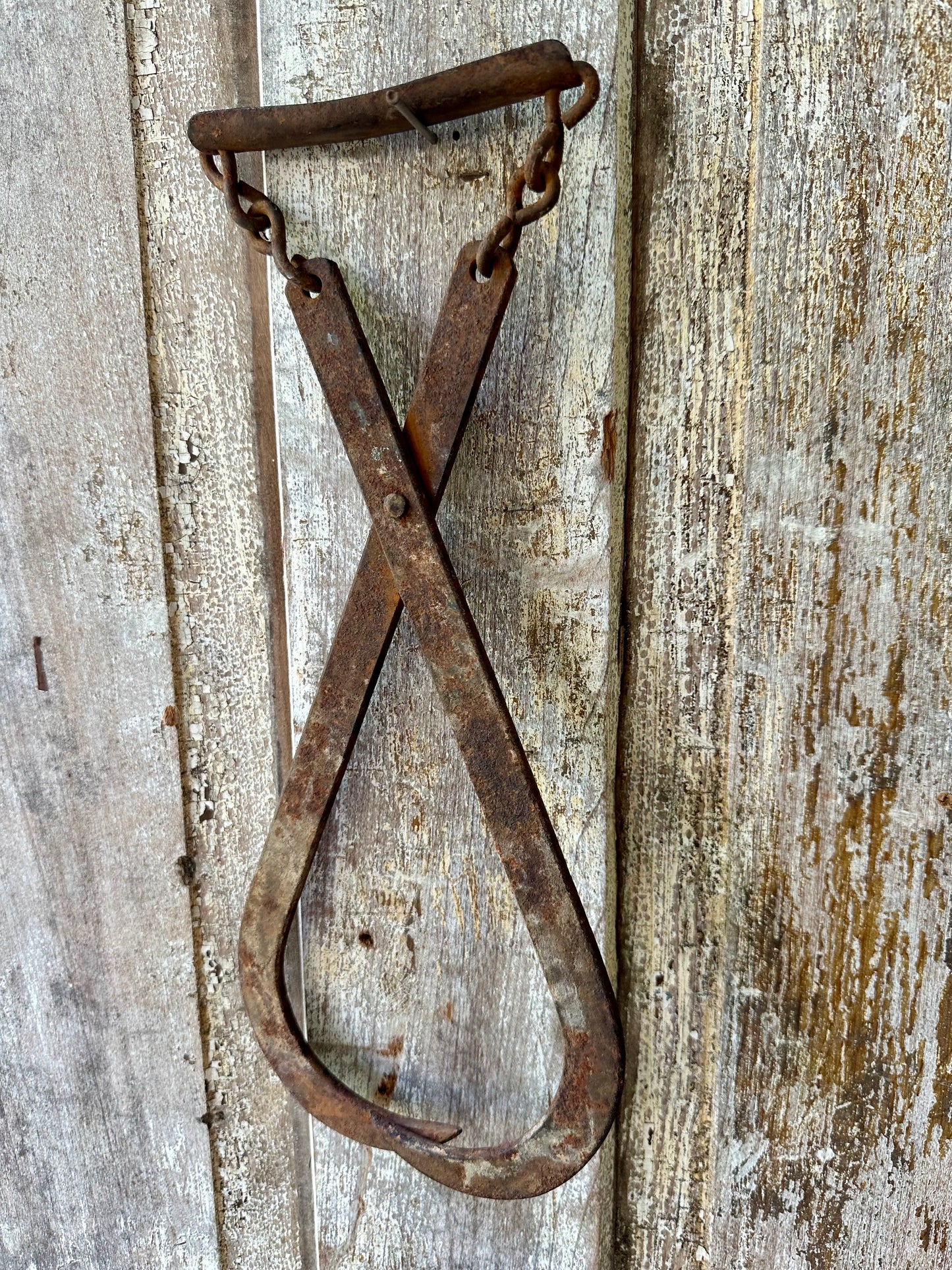 Ice Tongs Rusty Metal