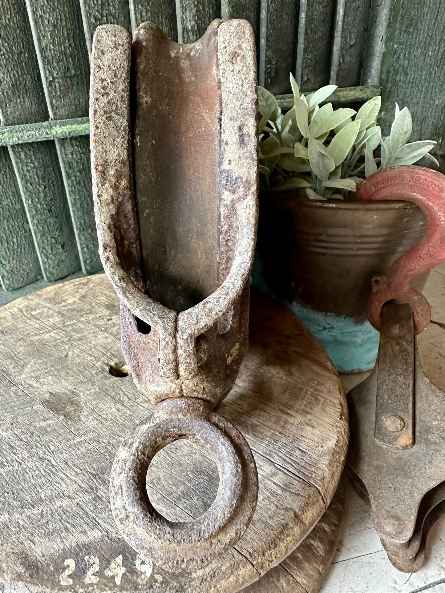 Wood & Metal Pulley