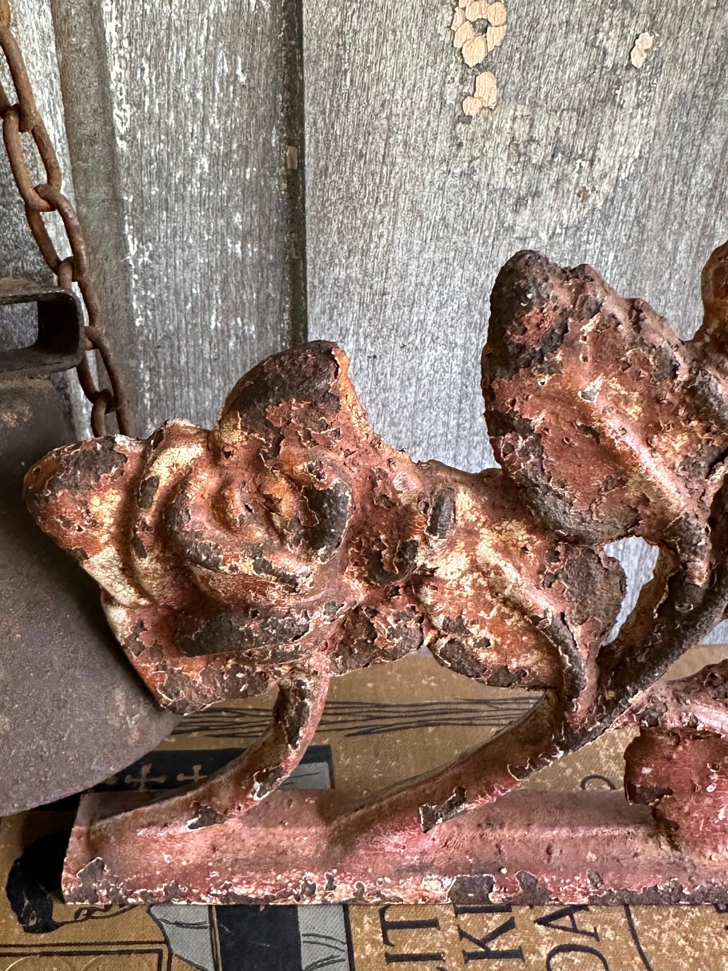Rusty Metal Leaf Salvage Piece