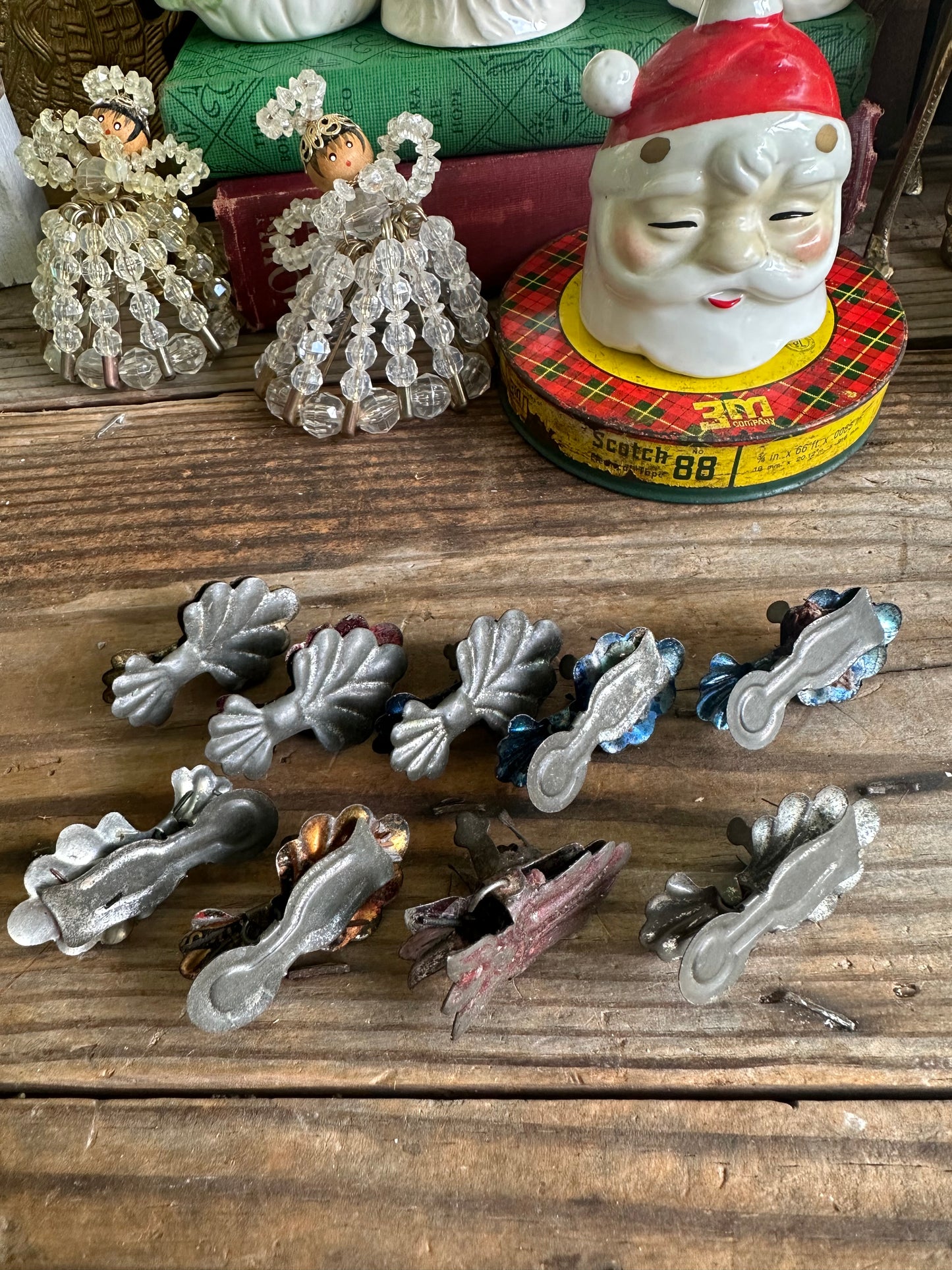 Metal Clip On Candle Holders Set Of 9