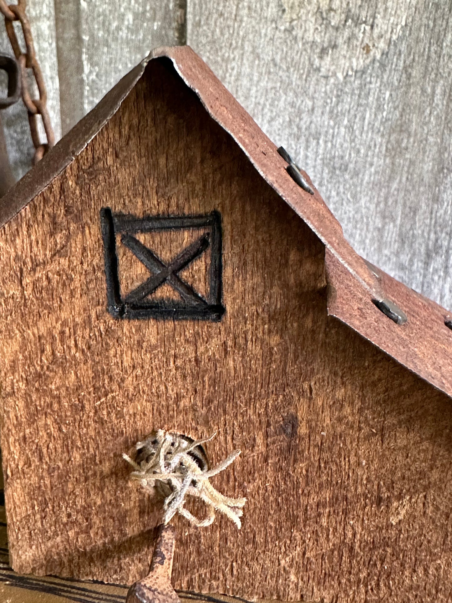 Bitty Birdhouse Handmade (Decor Only)