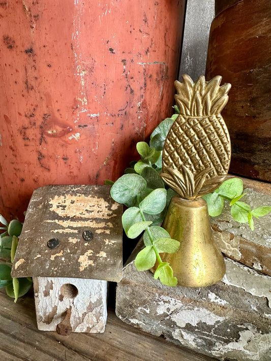 Brass Pineapple Bell