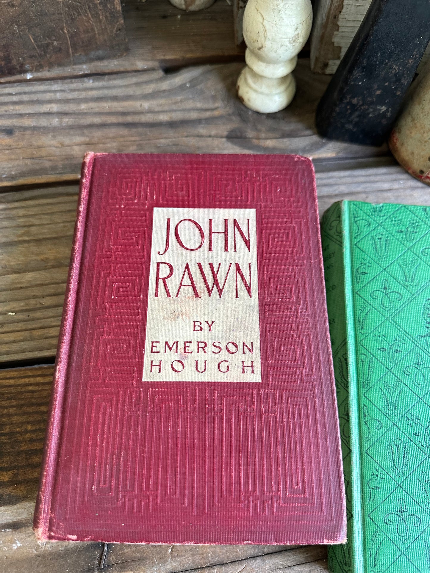 Books Set Of Two Red & Green