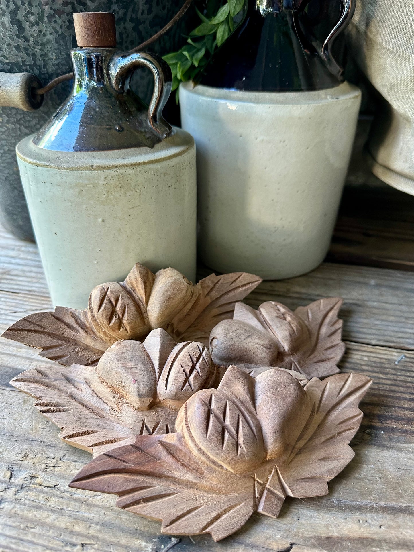 Wood Carved Handles/Drawer Pulls