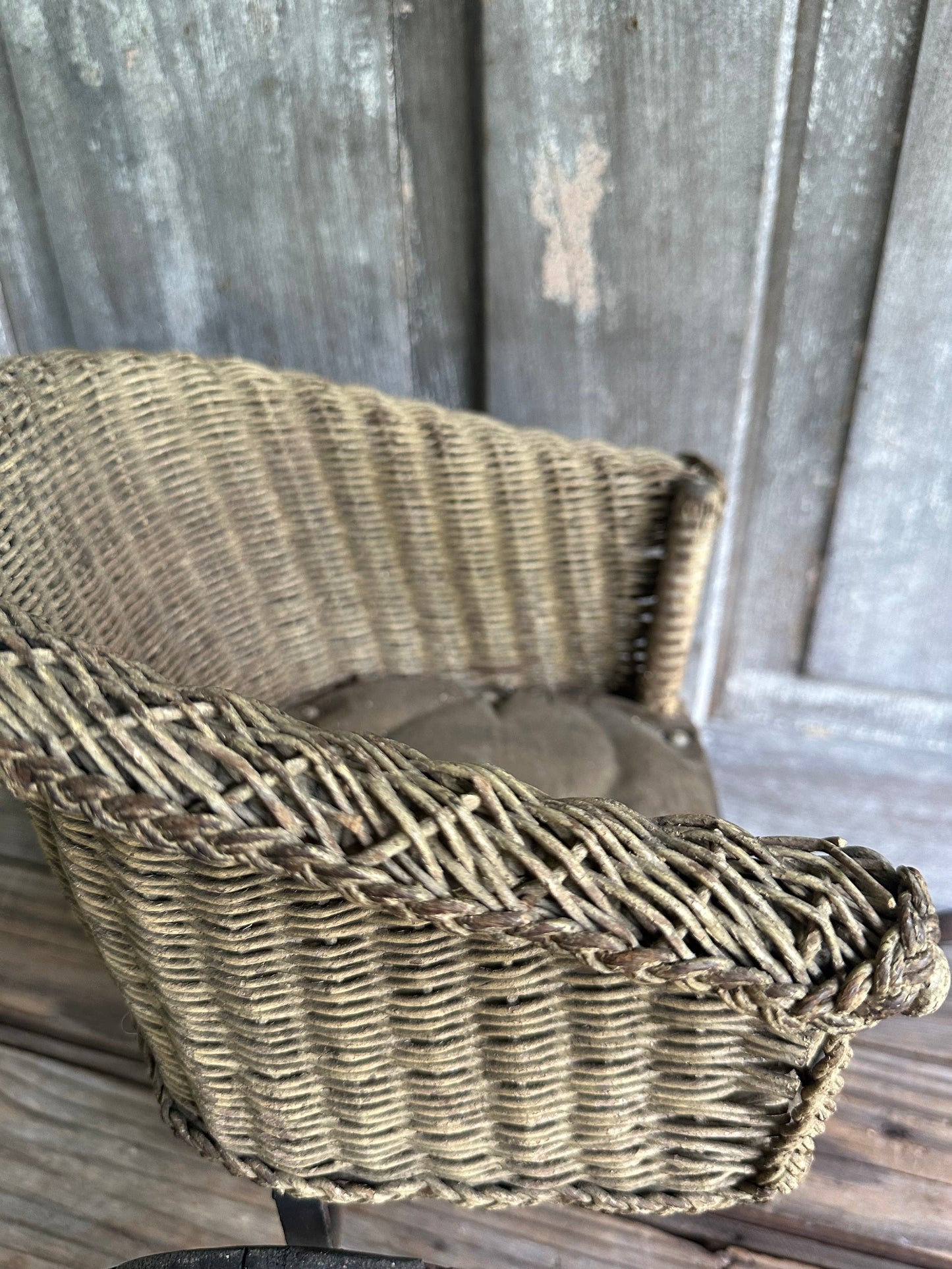 Wicker Doll Cart Carriage