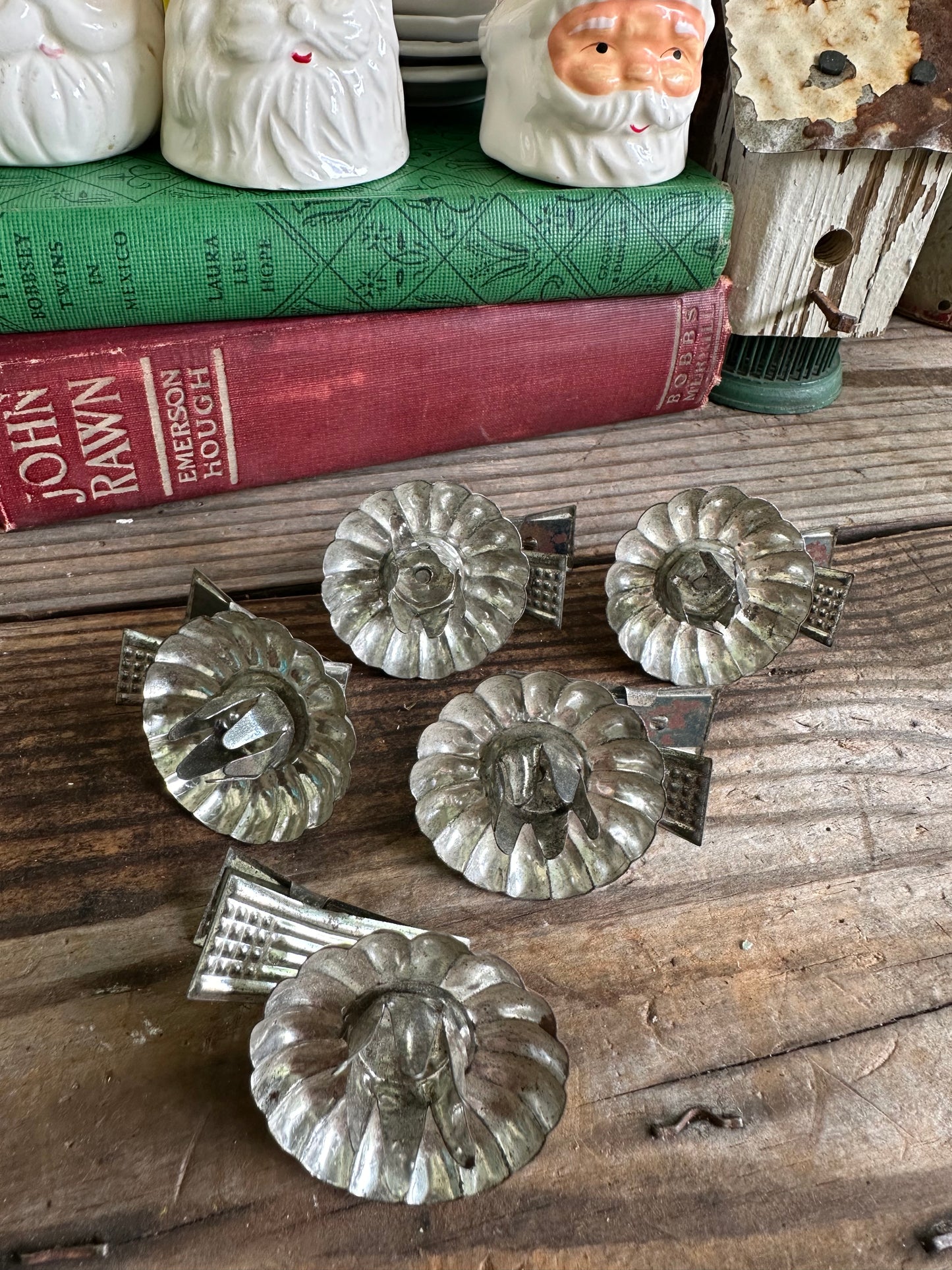 Metal Clip On Candle Holders Set of 5