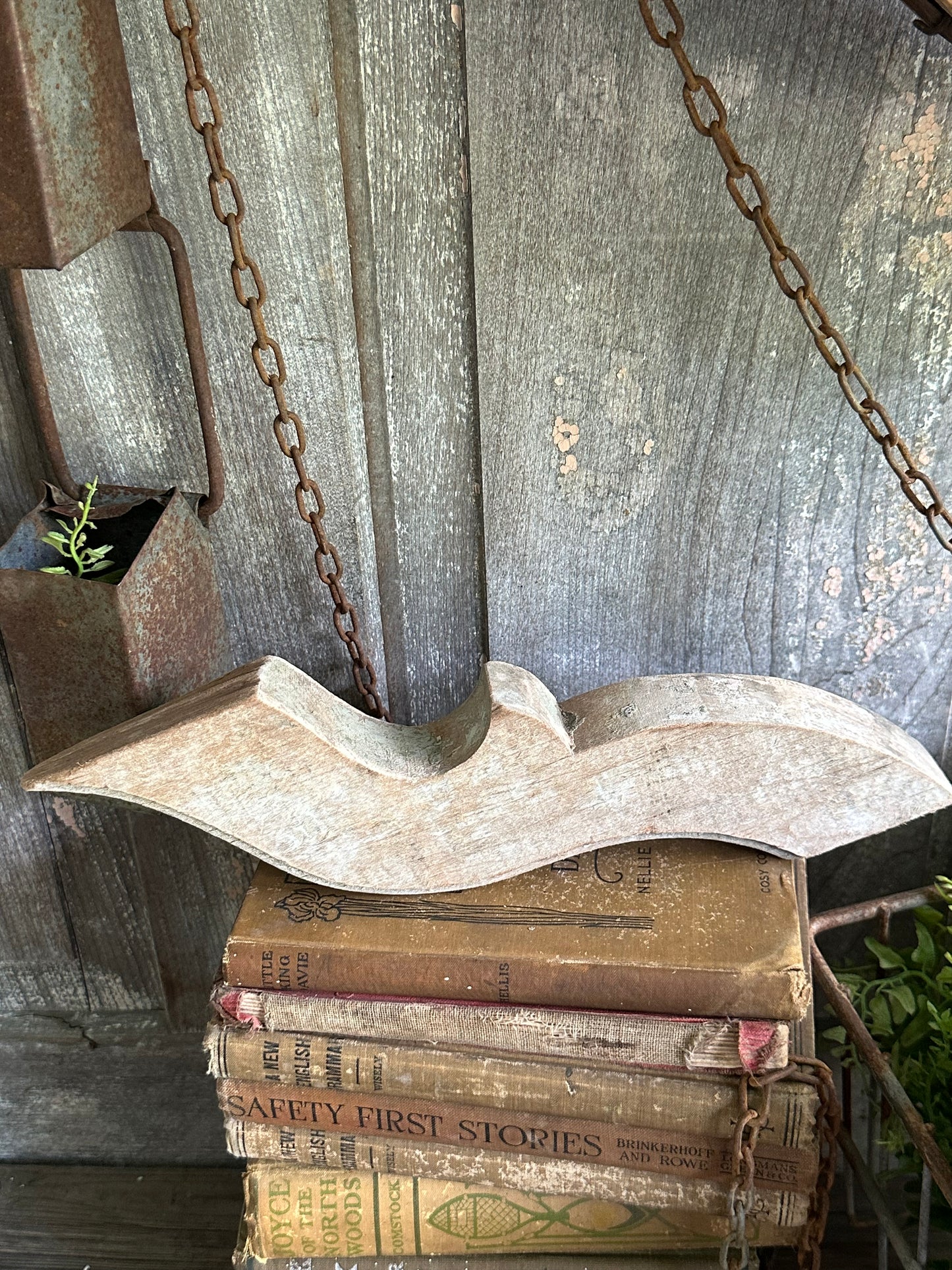 Weathered Paint Wood Salvage Piece