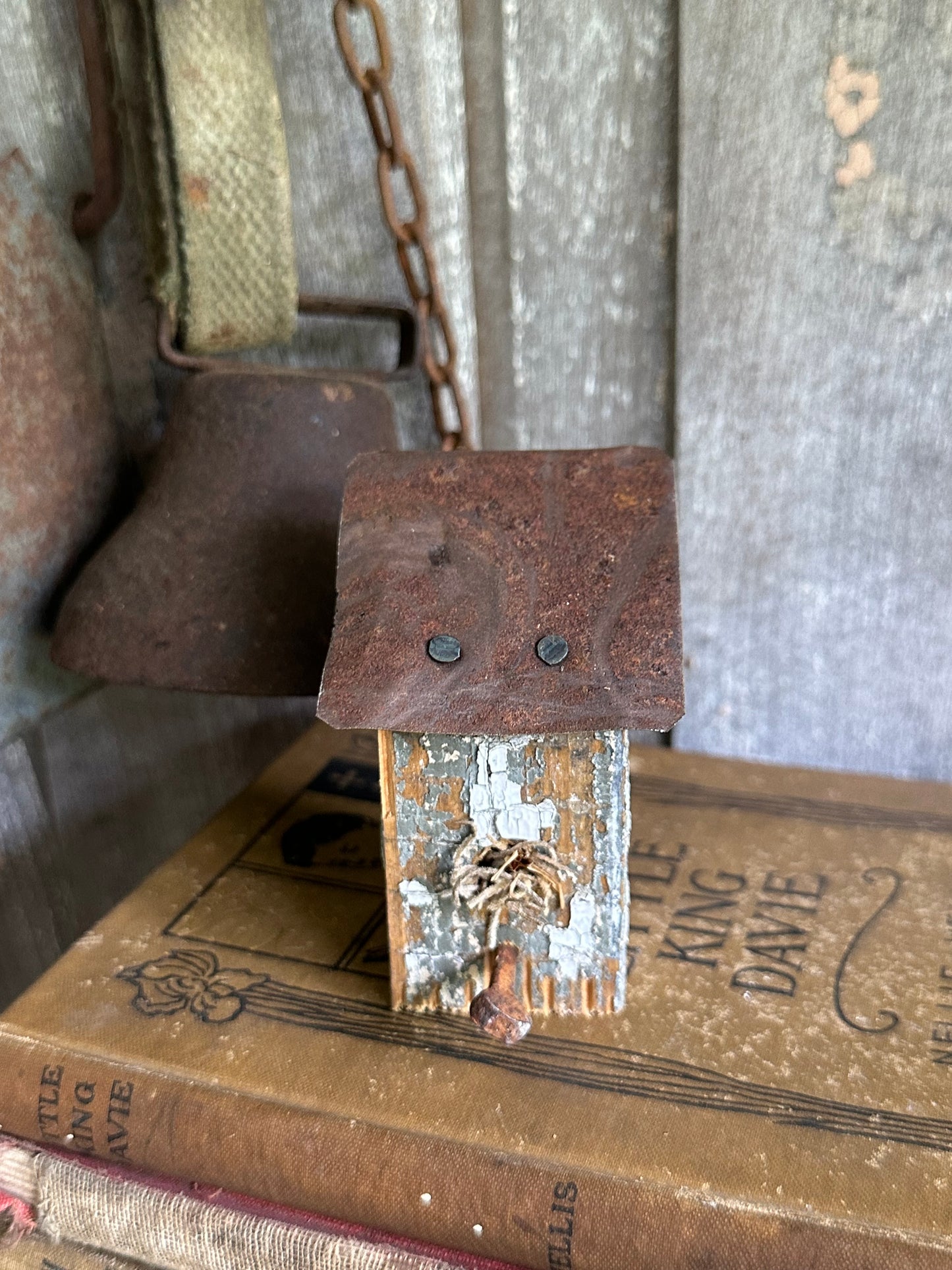 Bitty Birdhouse Handmade (Decor Only)