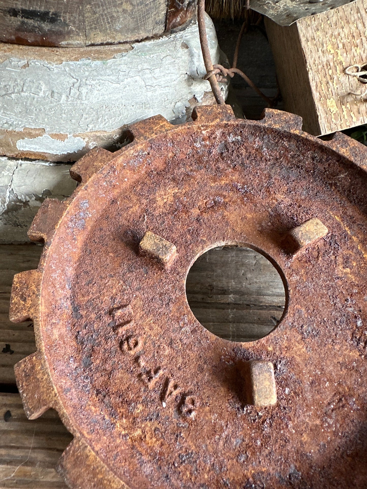 Rusty Metal Sprocket