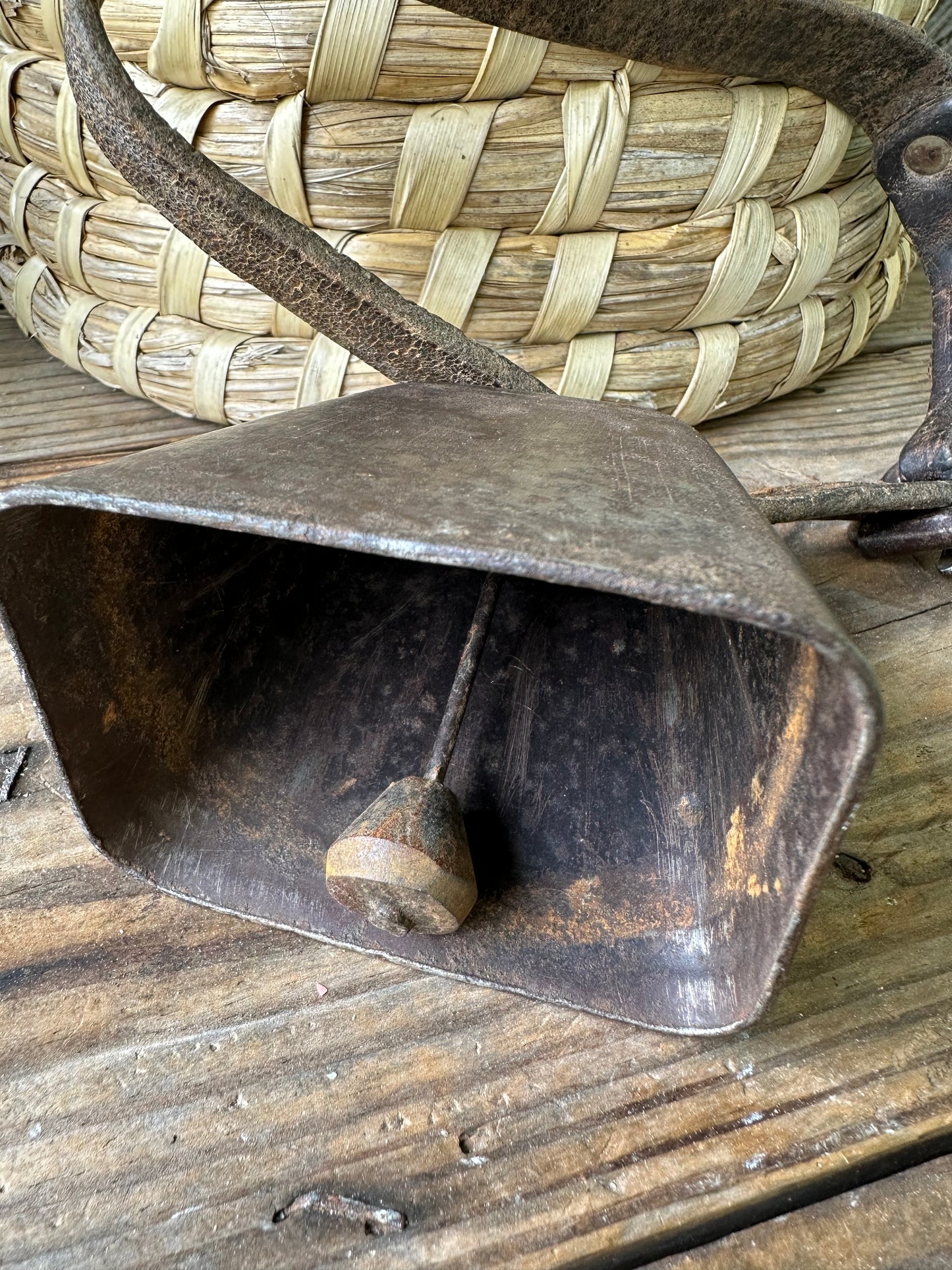 Cow/Livestock Bell With Leather Strap