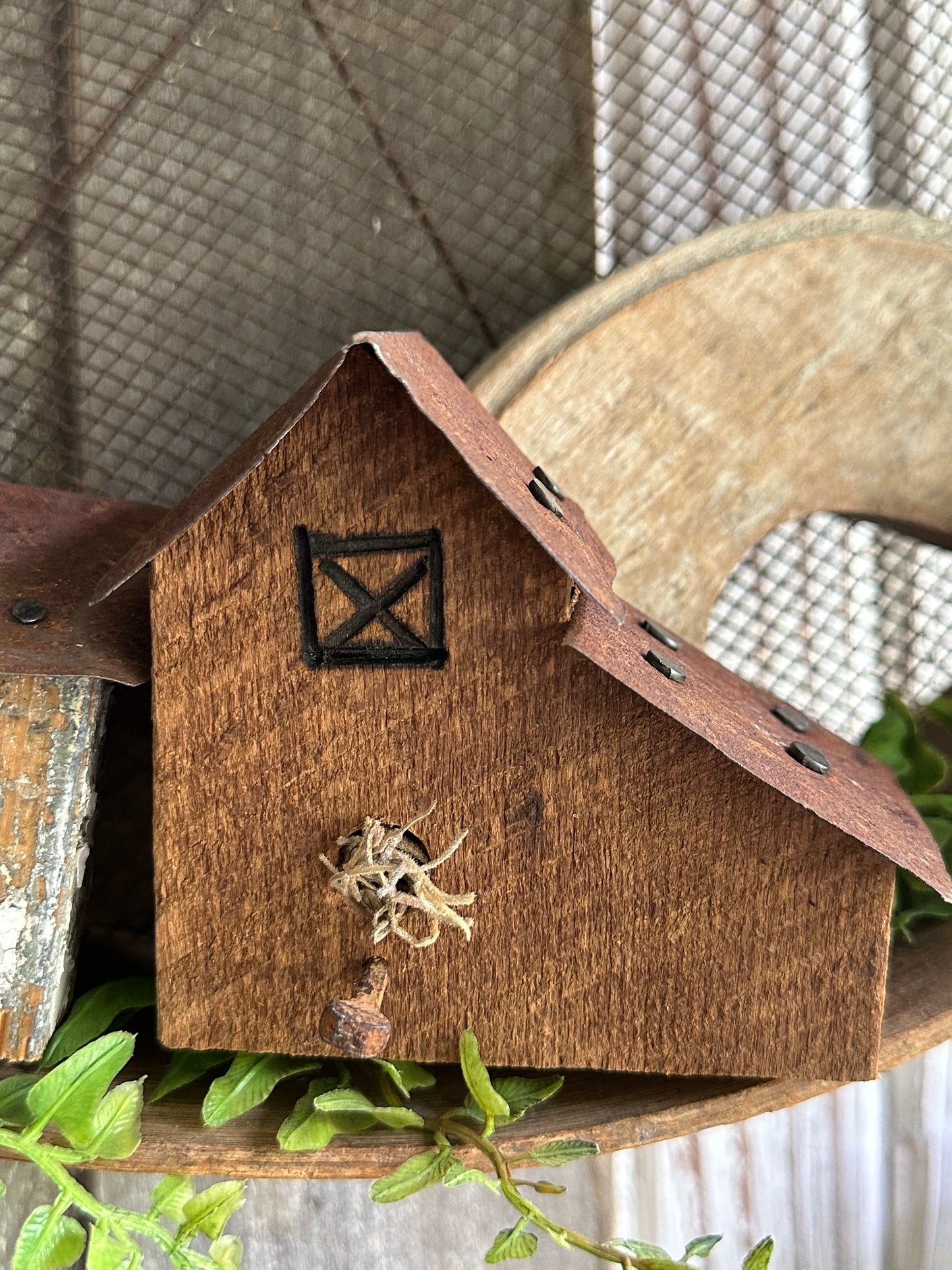 Bitty Birdhouse Handmade (Decor Only)