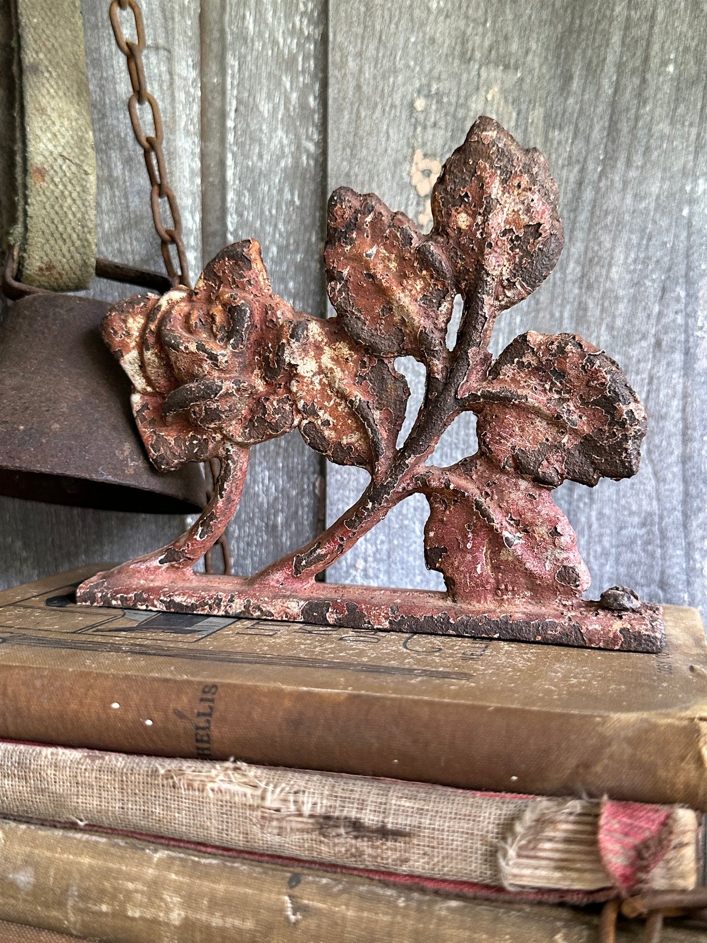 Rusty Metal Leaf Salvage Piece