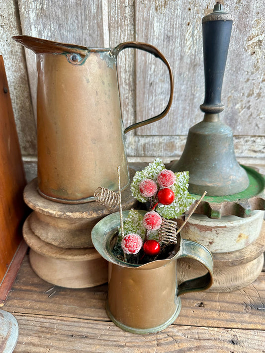 Copper Pitchers Set Of Two