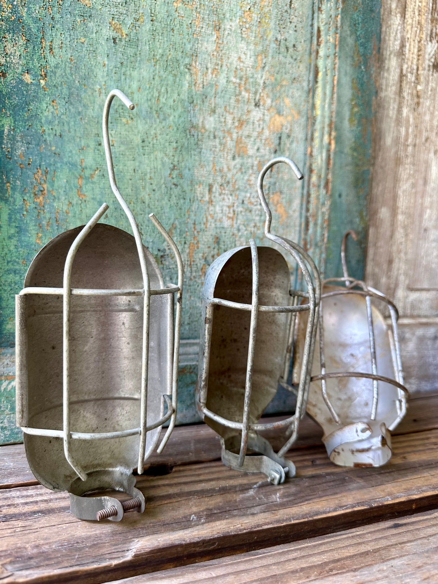 Light Metal Cages Set Of 3