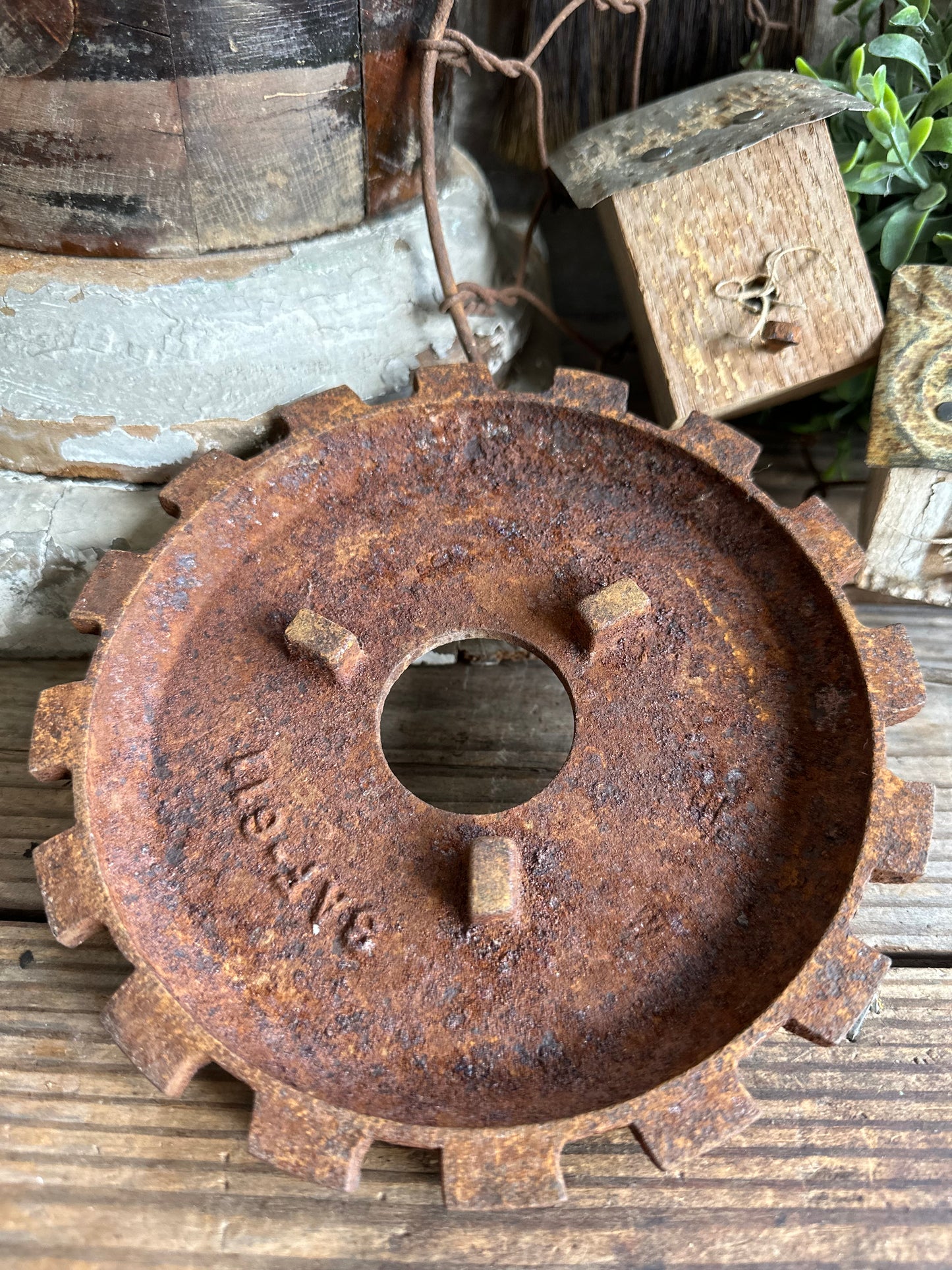 Rusty Metal Sprocket