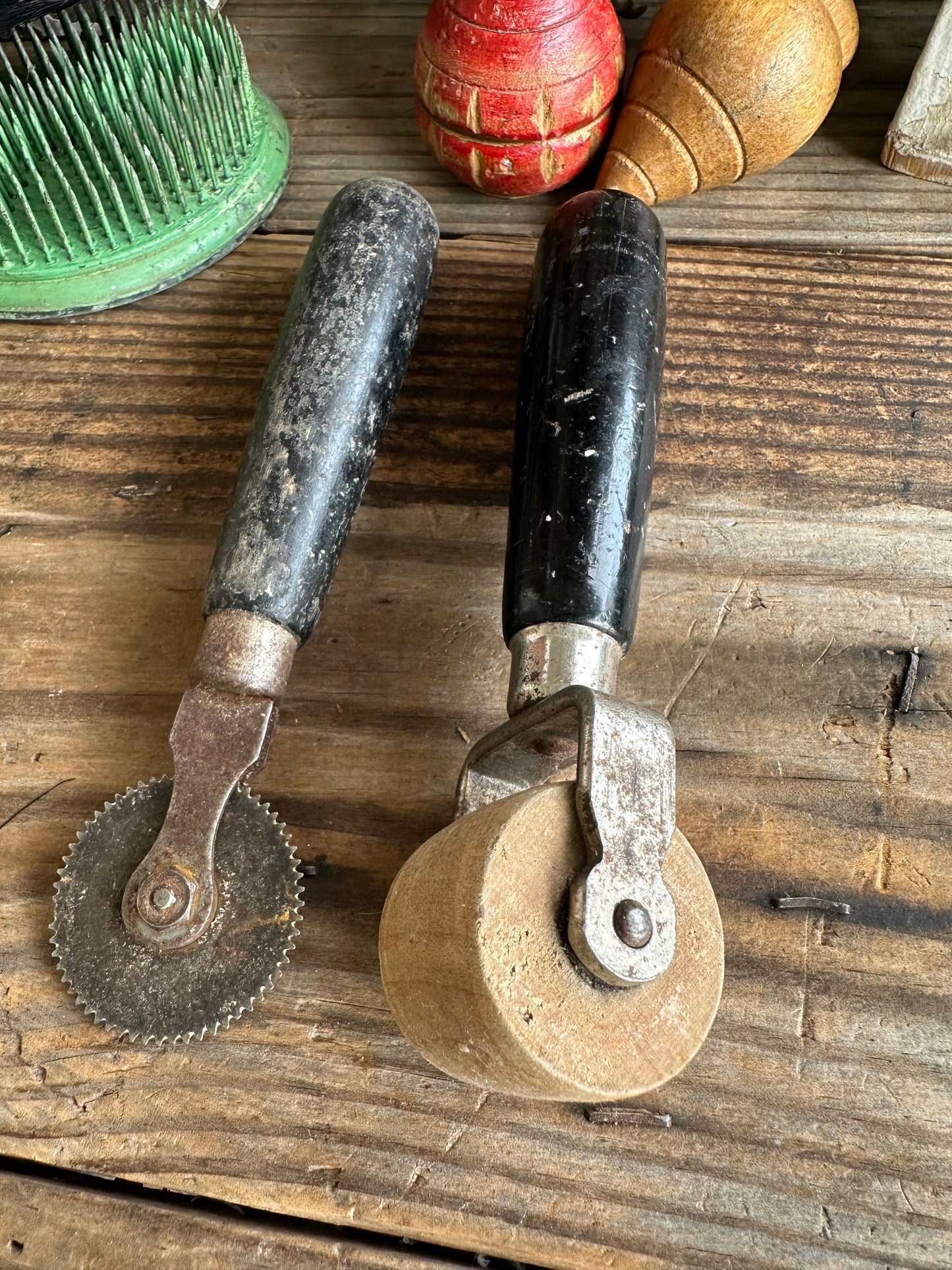 Tools Set Of Two Black Handle