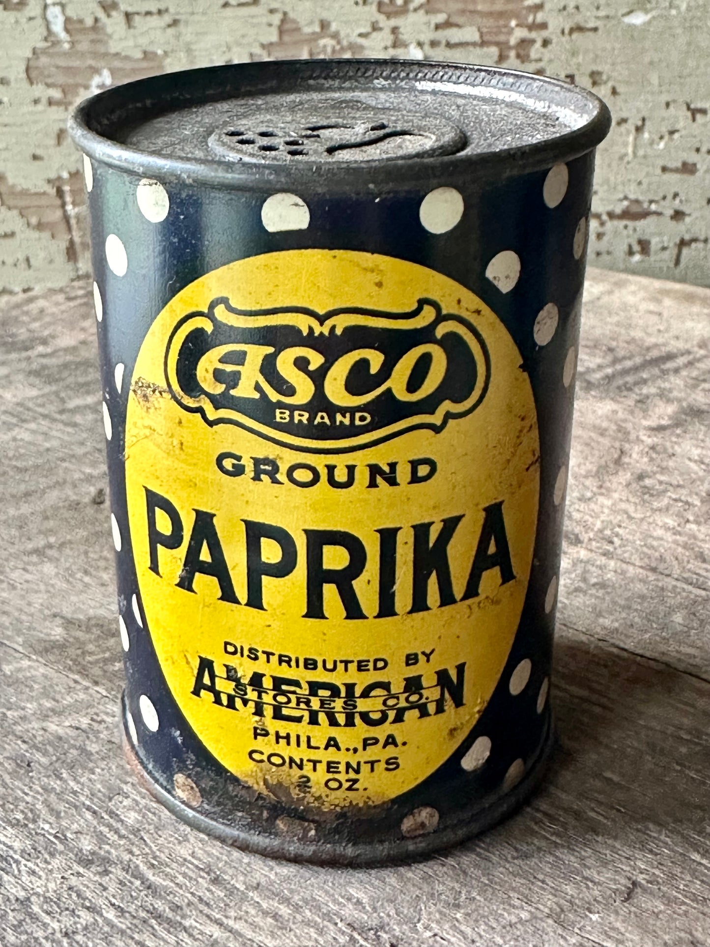 Asco Brand Ground Paprika Tin