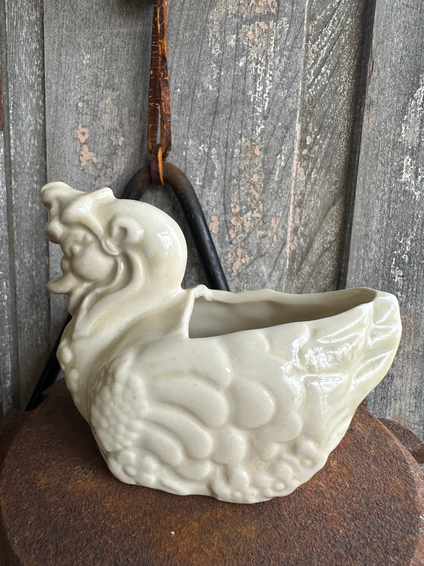 Planter Mother Goose/Swan