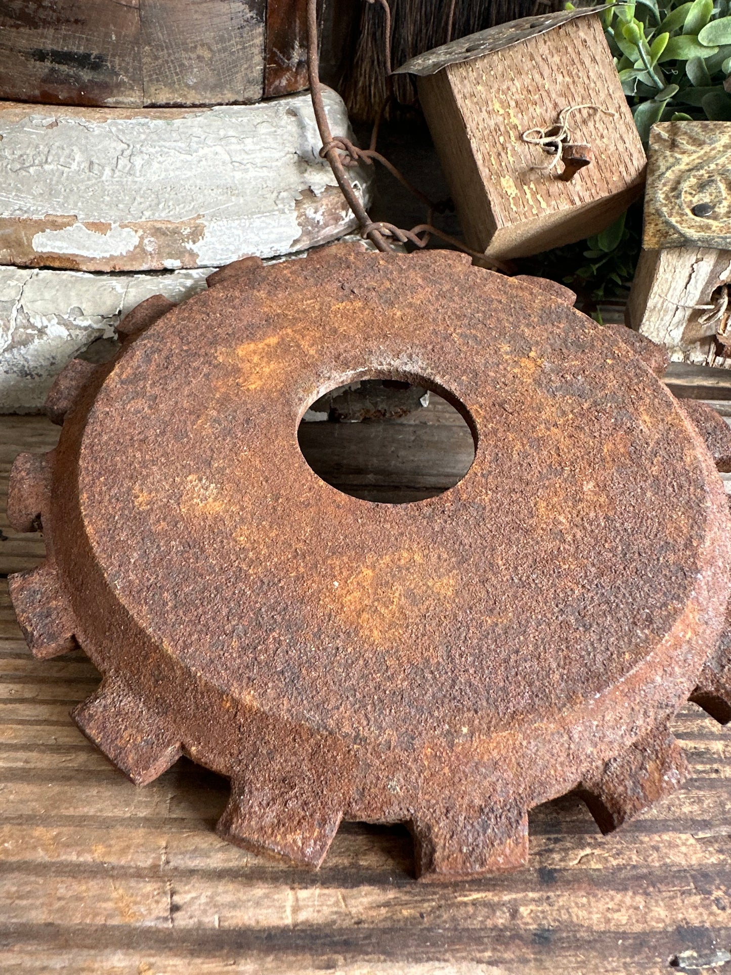Rusty Metal Sprocket