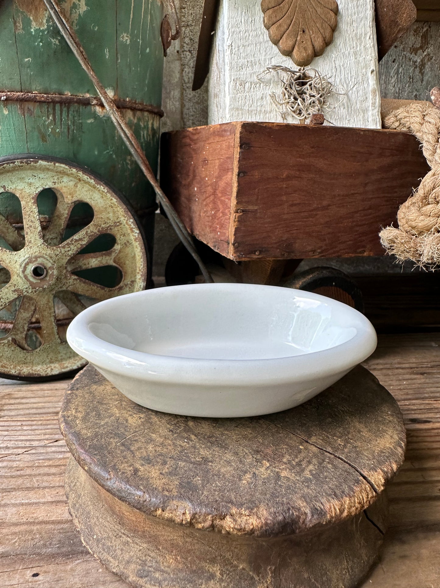 Ironstone Soap Dish