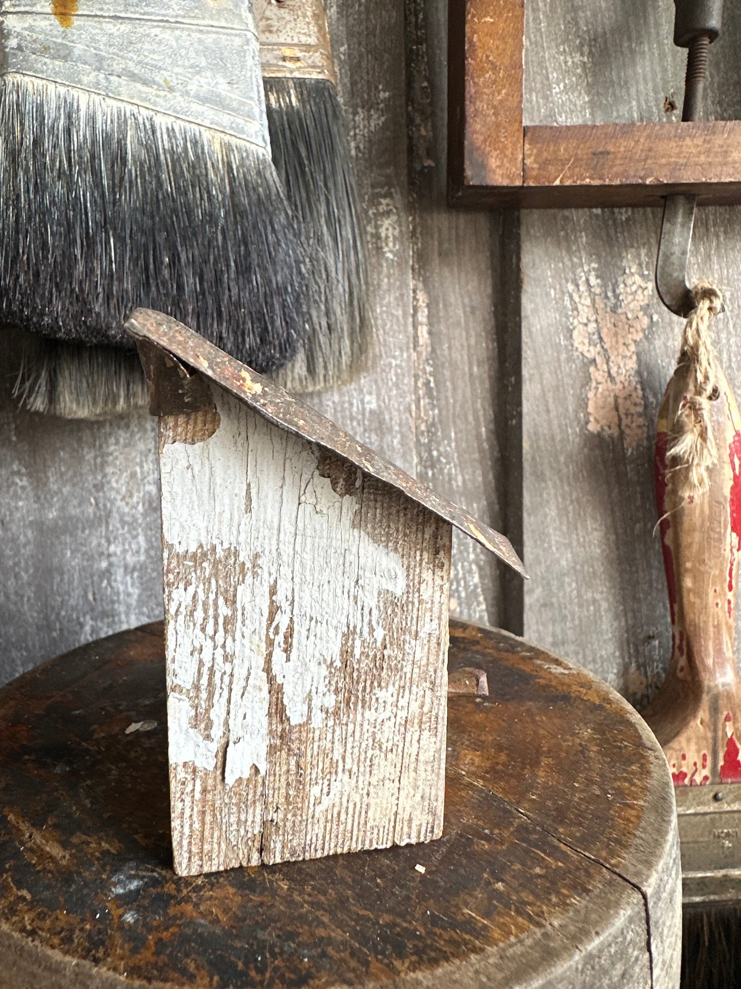 Bitty Birdhouse Handmade (Decor Only)