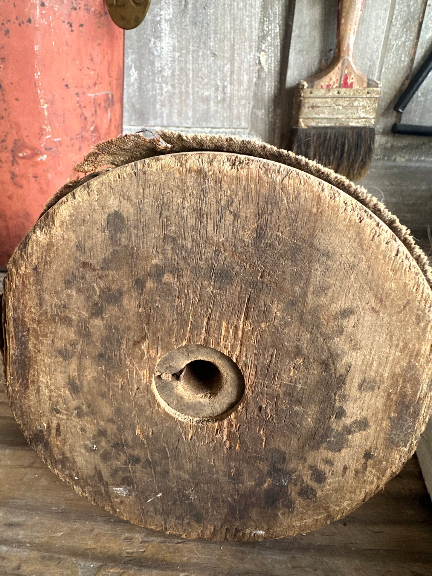 Large Wood Spool