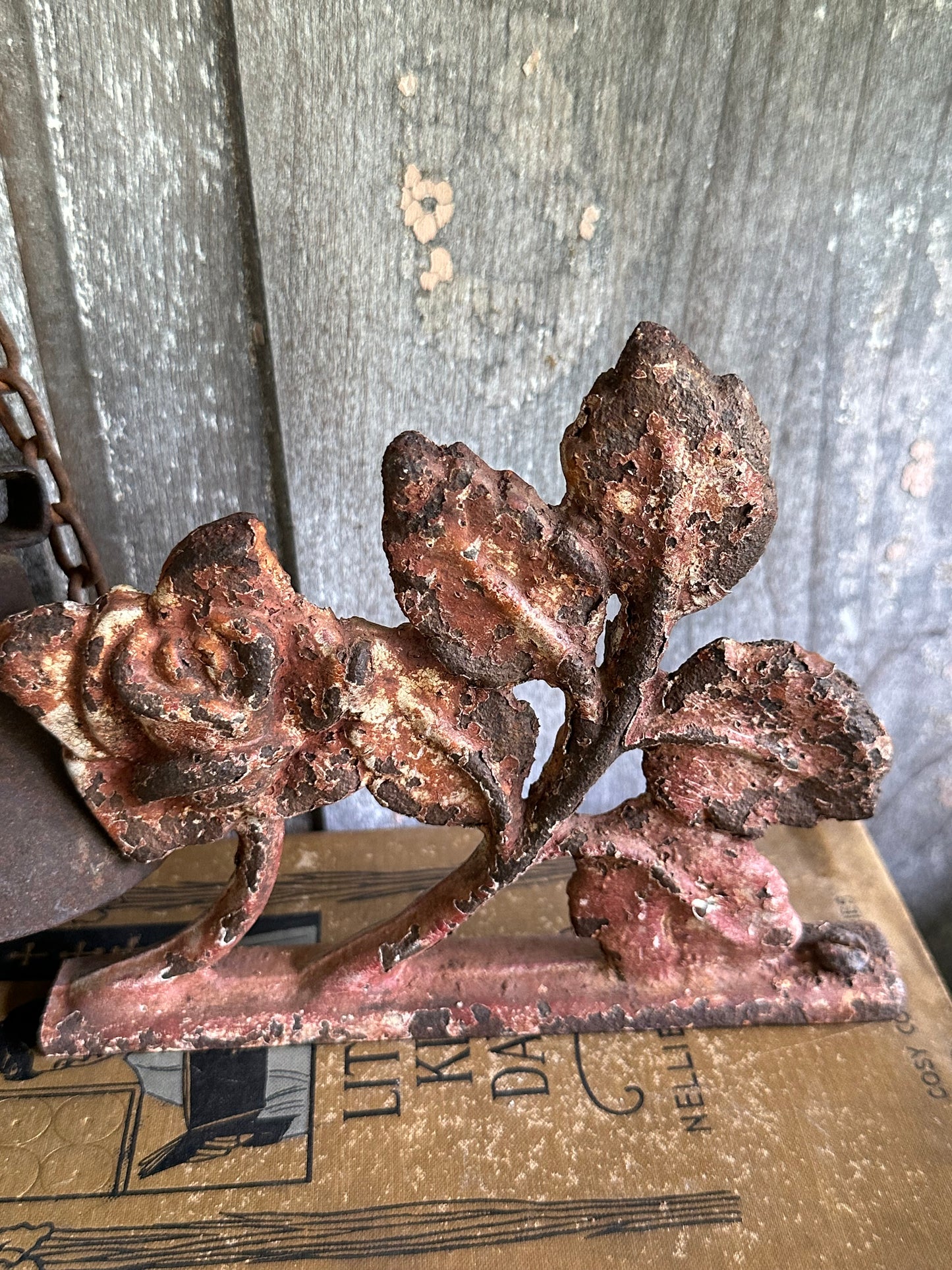 Rusty Metal Leaf Salvage Piece