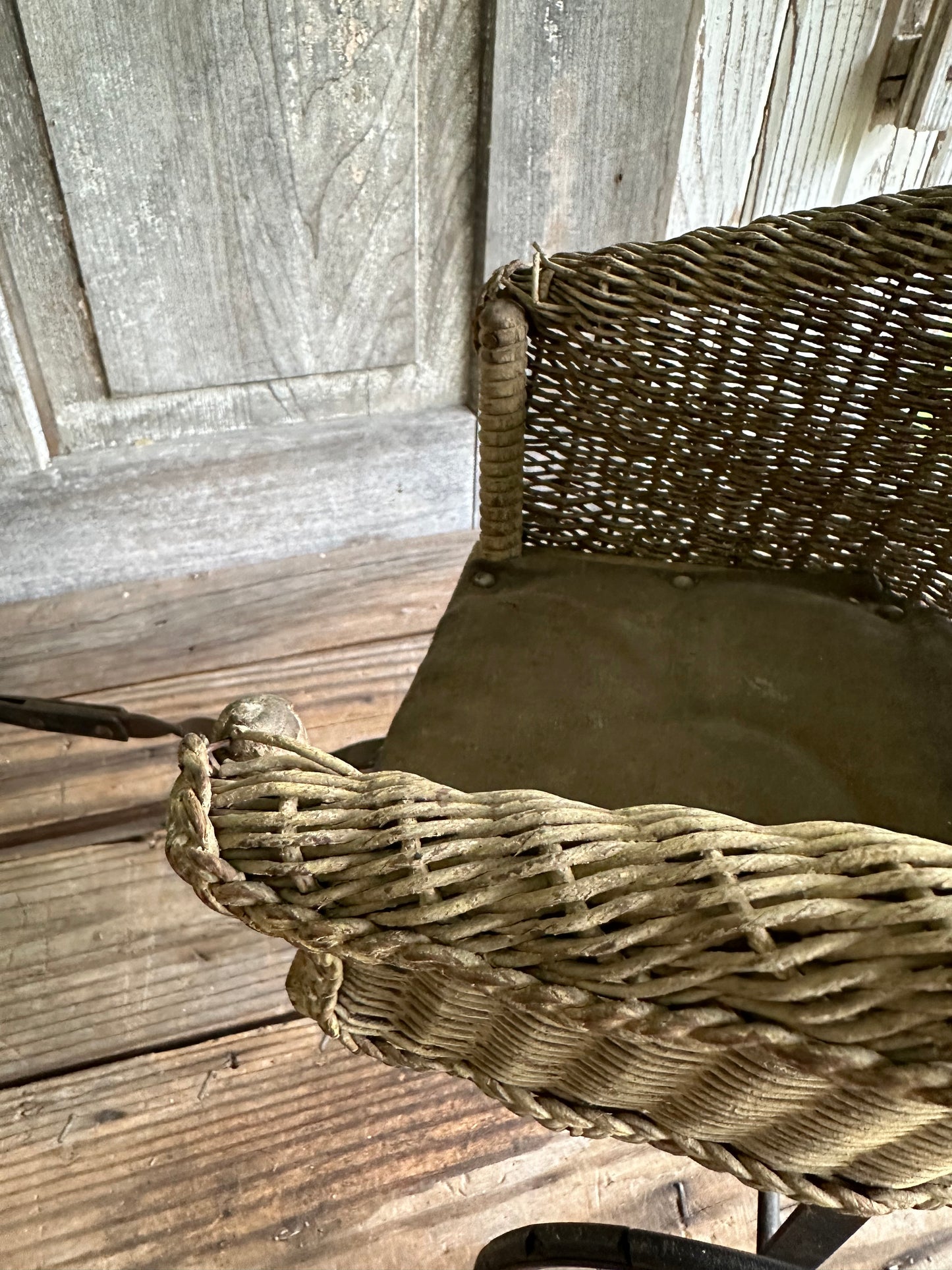 Wicker Doll Cart Carriage