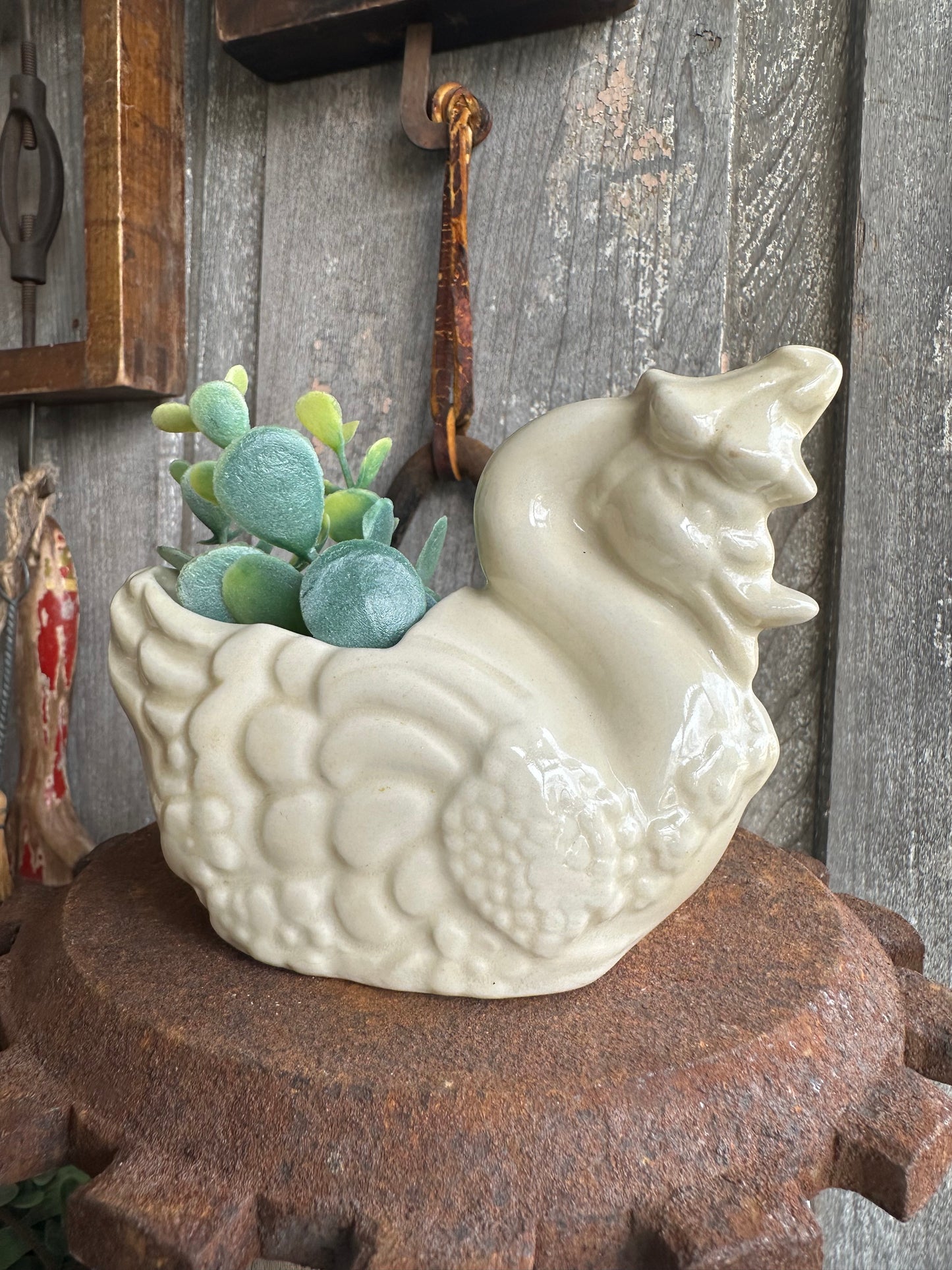 Planter Mother Goose/Swan