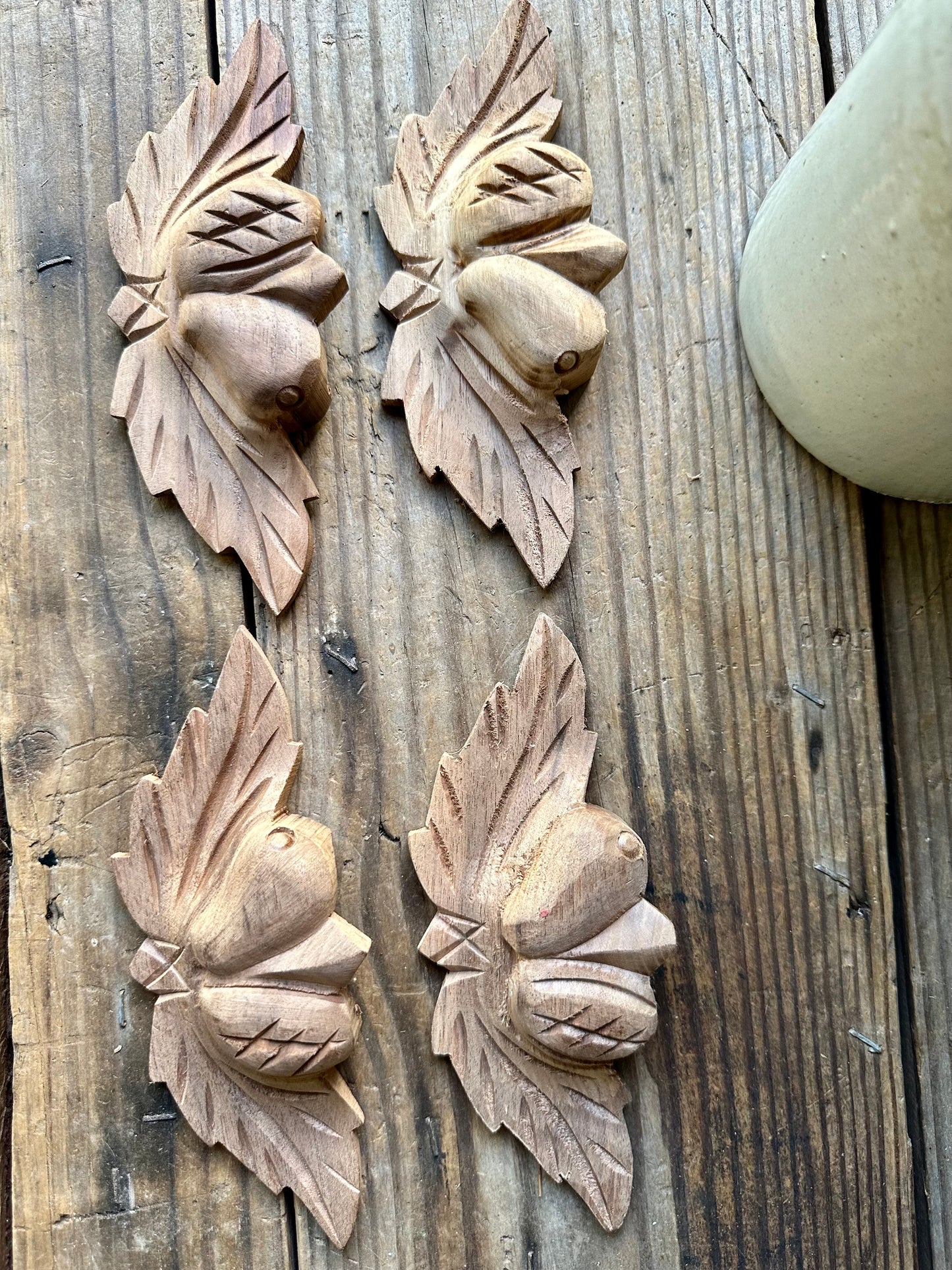 Wood Carved Handles/Drawer Pulls