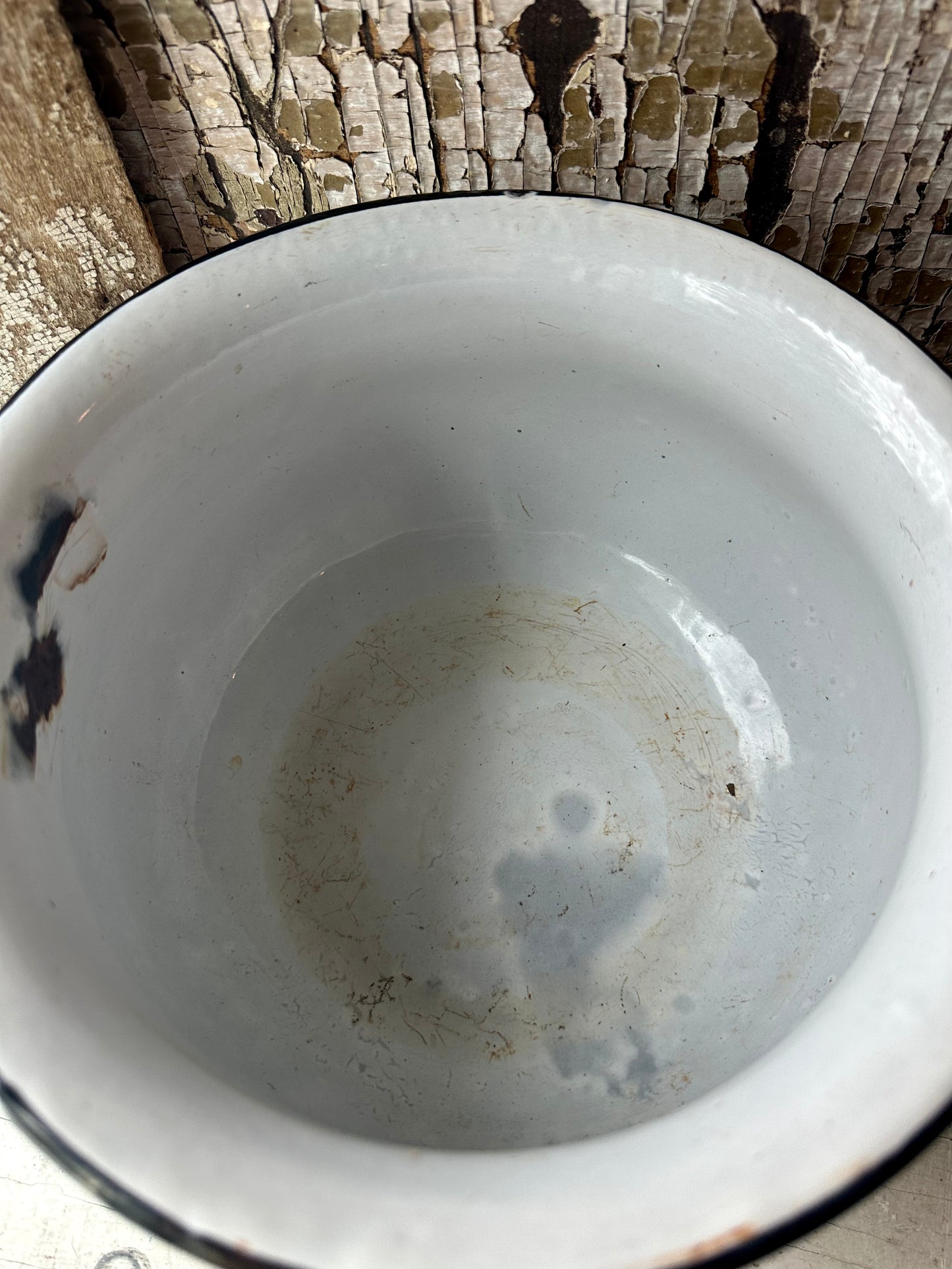 Enamelware Chamber Pot