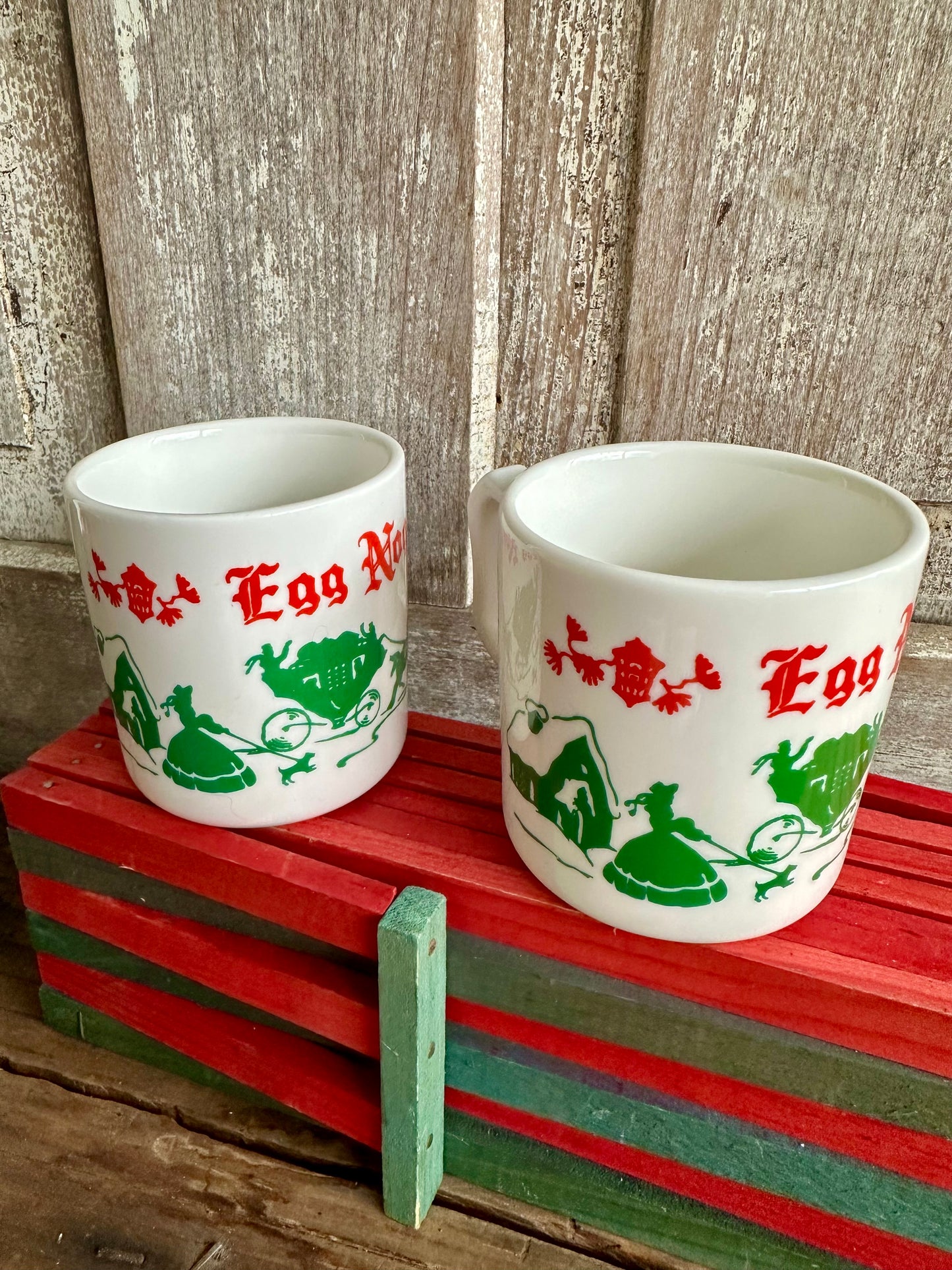 Egg Nog Mugs Set Of Two