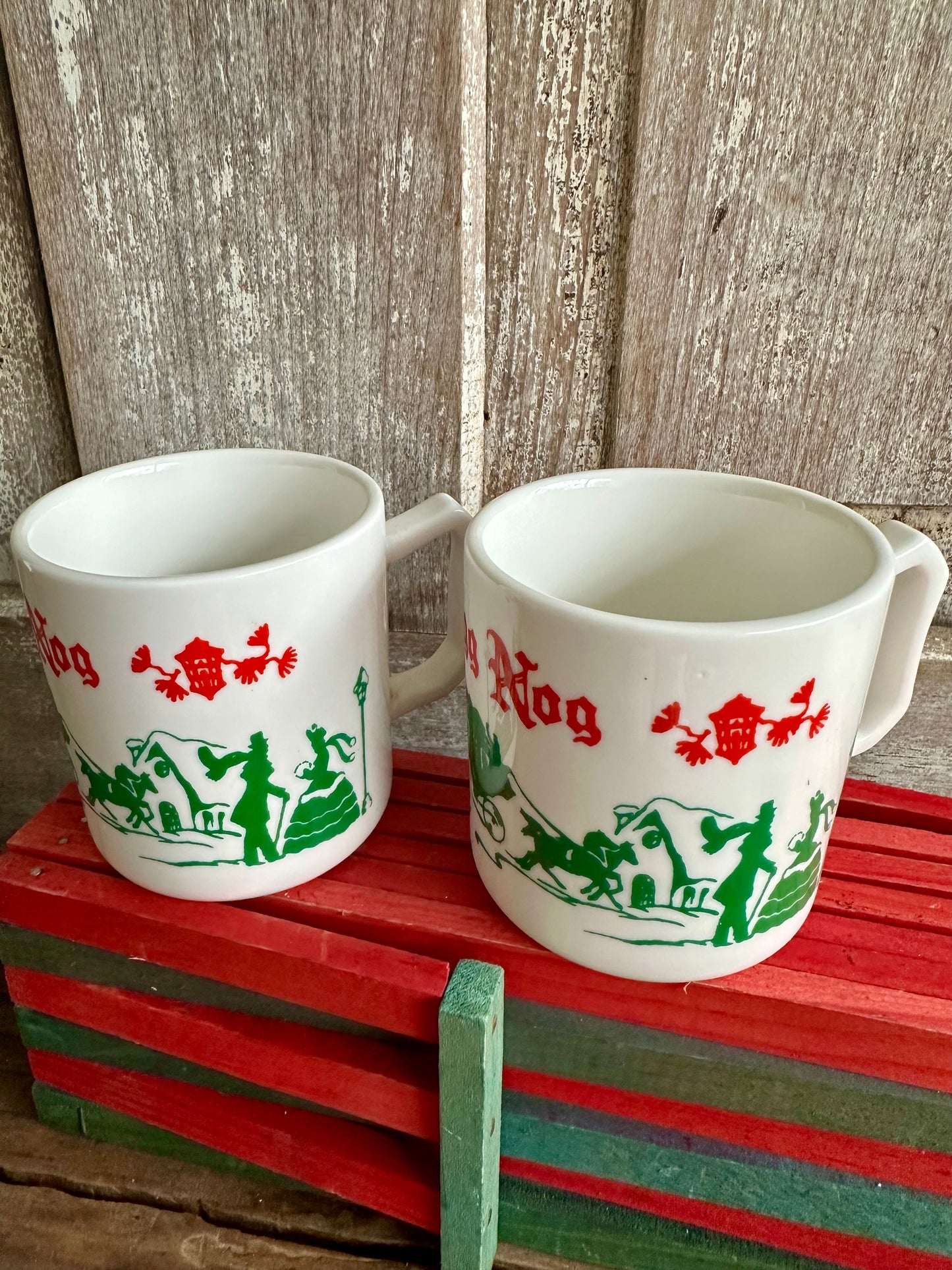 Egg Nog Mugs Set Of Two