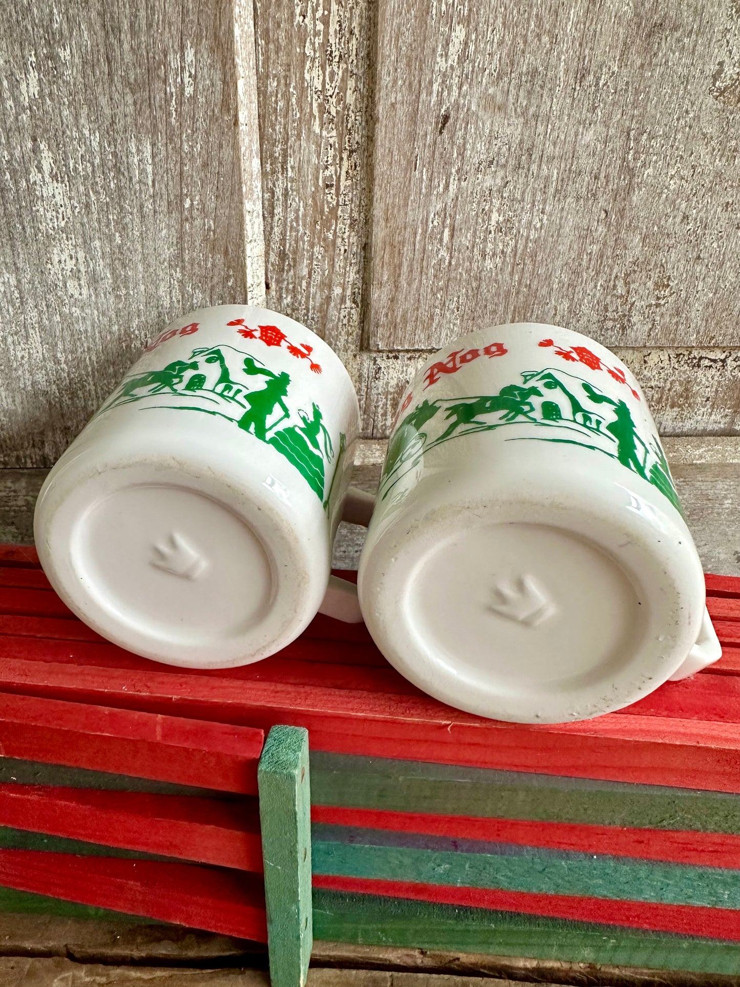 Egg Nog Mugs Set Of Two